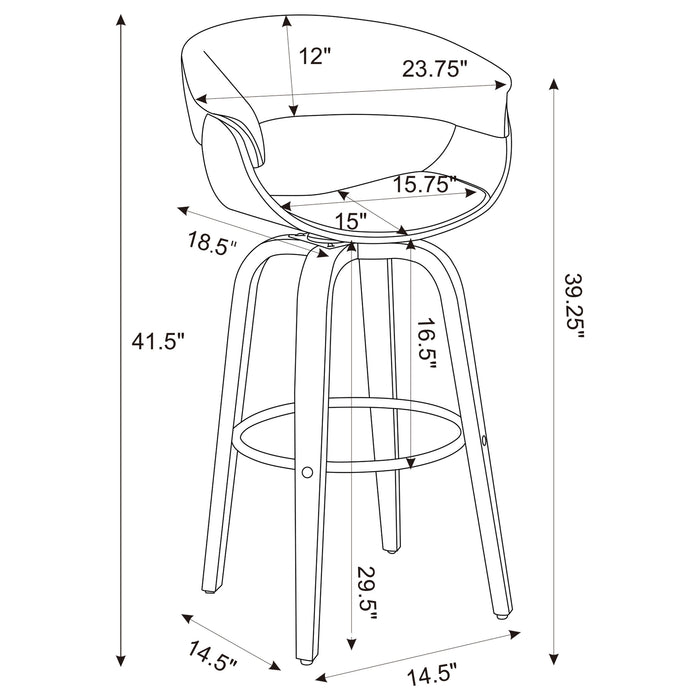Zion Swivel Bar Chair