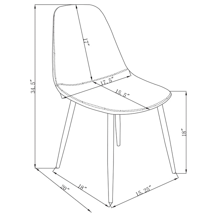 Dennison 5 Pc Dining Set