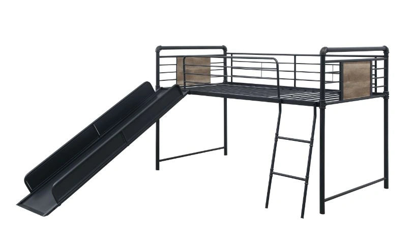 Twin Loft Bed w/Slide