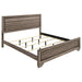 Kauffman California King, E.king, & Queen Panel Bed Washed Taupe - Dimensional Outlet Furniture (Oakland, CA)