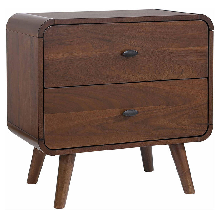 Robyn 2-drawer Nightstand Dark Walnut image