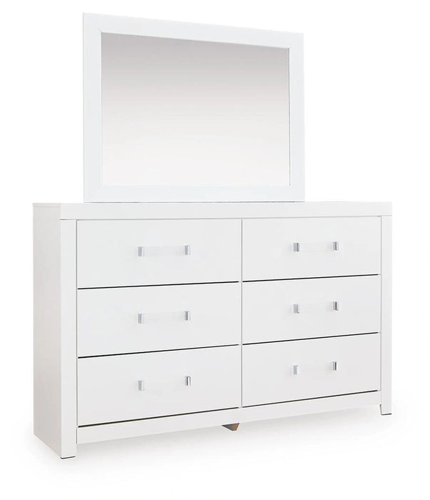 Maeling Dresser and Mirror - Dimensional Outlet Furniture (Oakland, CA)