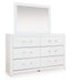 Maeling Dresser and Mirror - Dimensional Outlet Furniture (Oakland, CA)