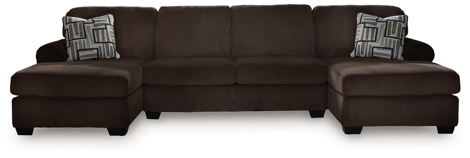 Kimlee Sectional with Double Chaise - Dimensional Outlet Furniture (Oakland, CA)