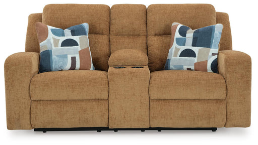 Kanlow Reclining Loveseat with Console - Dimensional Outlet Furniture (Oakland, CA)