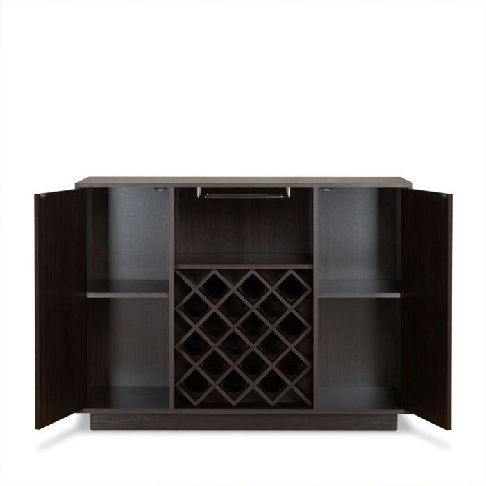 Server w/Wine Rack & Cup Holder