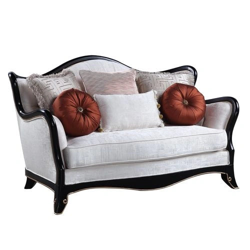 Loveseat w/6 Pillows