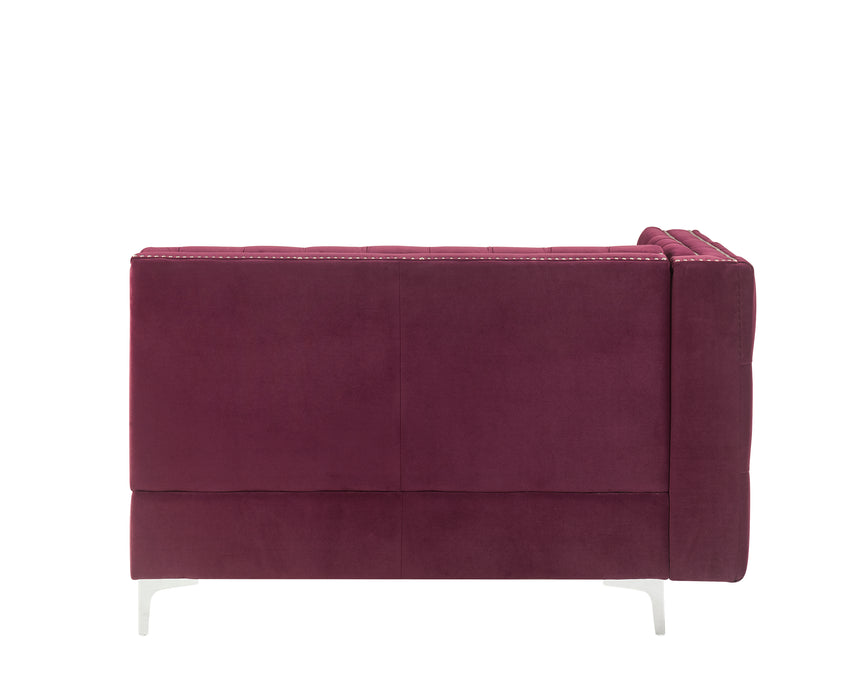 Modular - Armless Loveseat w/2 Pillows