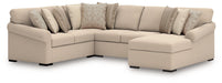 LadyMae Sectional with Chaise - Dimensional Outlet Furniture (Oakland, CA)
