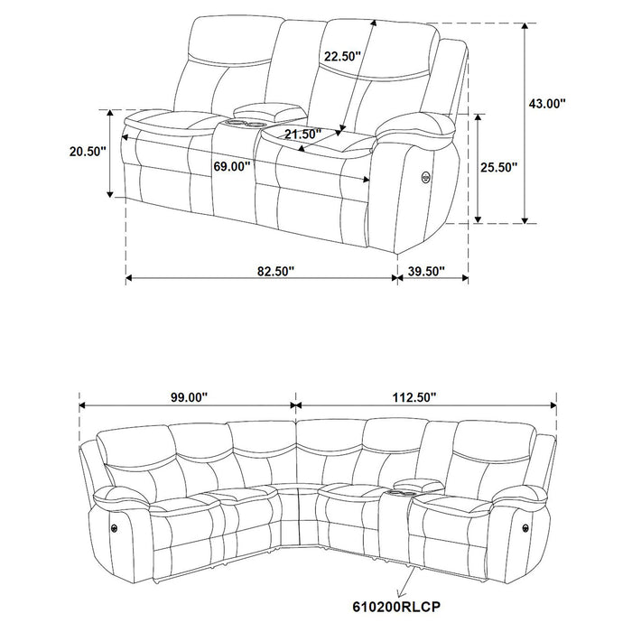 Sycamore Reclining Sectionals