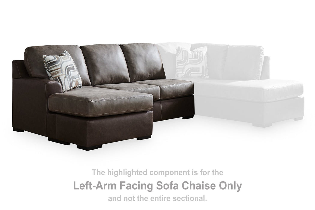 Castille Way Sectional with Chaise - Dimensional Outlet Furniture (Oakland, CA)