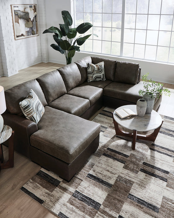 Castille Way Sectional with Chaise - Dimensional Outlet Furniture (Oakland, CA)
