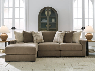 Camellia-Court Sectional with Chaise - Dimensional Outlet Furniture (Oakland, CA)