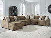 Camellia-Court Sectional with Chaise - Dimensional Outlet Furniture (Oakland, CA)