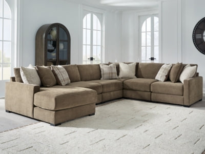 Camellia-Court Sectional with Chaise - Dimensional Outlet Furniture (Oakland, CA)