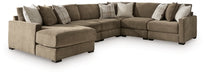Camellia-Court Sectional with Chaise - Dimensional Outlet Furniture (Oakland, CA)