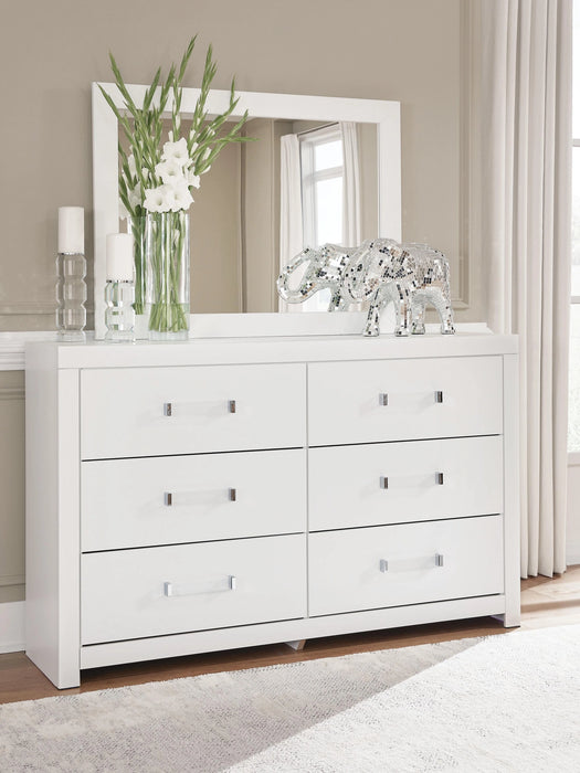 Maeling Dresser and Mirror - Dimensional Outlet Furniture (Oakland, CA)