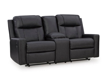 Mackmenville Reclining Loveseat with Console - Dimensional Outlet Furniture (Oakland, CA)