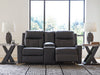 Mackmenville Reclining Loveseat with Console - Dimensional Outlet Furniture (Oakland, CA)
