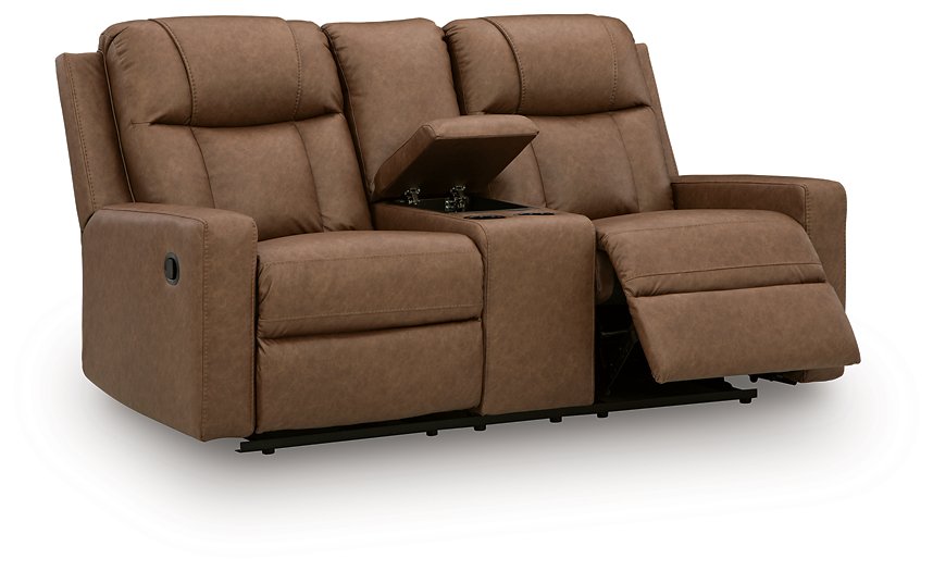 Mackmenville Reclining Loveseat with Console - Dimensional Outlet Furniture (Oakland, CA)