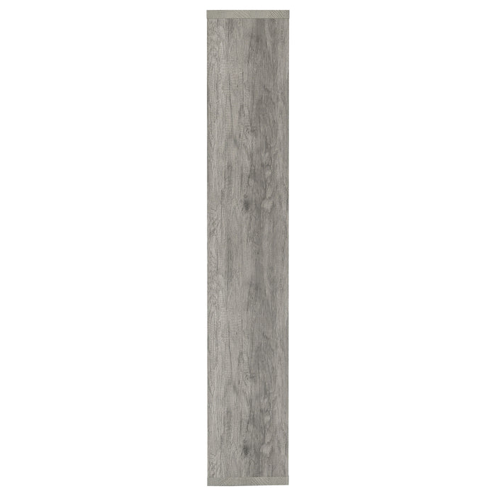 Theo 10-shelf Bookcase Weathered Grey