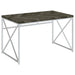 Grimma Writing Desk Rustic Grey Herringbone image