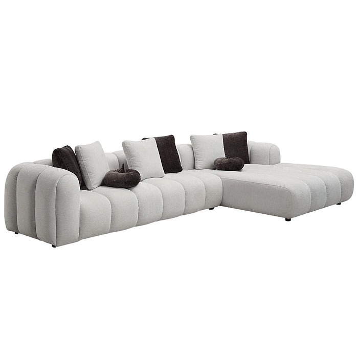 Sectional Sofa w/8 Pillows