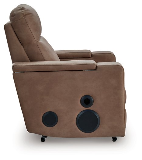 Lorrenton Power Glider Recliner with Audio System - Dimensional Outlet Furniture (Oakland, CA)