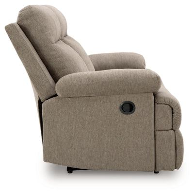 Side-Swipe Reclining Sofa with Drop Down Table - Dimensional Outlet Furniture (Oakland, CA)