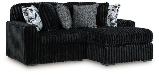 Midnight-Madness Sectional with Chaise - Dimensional Outlet Furniture (Oakland, CA)