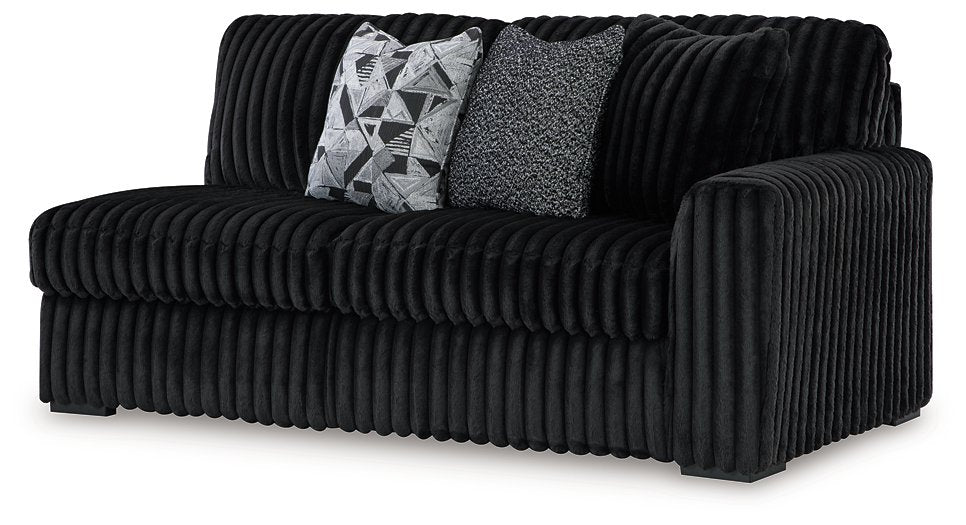 Midnight-Madness Sectional with Chaise - Dimensional Outlet Furniture (Oakland, CA)