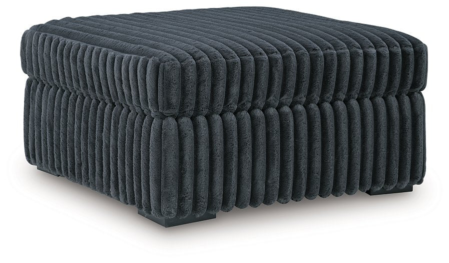 Midnight-Madness Oversized Accent Ottoman - Dimensional Outlet Furniture (Oakland, CA)