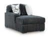 Midnight-Madness Double Chaise 3-Piece Sectional - Dimensional Outlet Furniture (Oakland, CA)