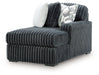 Midnight-Madness Double Chaise 3-Piece Sectional - Dimensional Outlet Furniture (Oakland, CA)