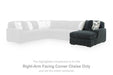 Midnight-Madness Double Chaise 3-Piece Sectional - Dimensional Outlet Furniture (Oakland, CA)