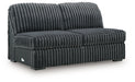 Midnight-Madness Double Chaise 3-Piece Sectional - Dimensional Outlet Furniture (Oakland, CA)