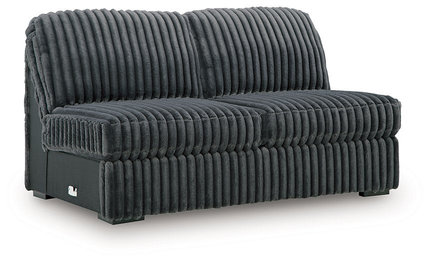 Midnight-Madness Double Chaise 3-Piece Sectional - Dimensional Outlet Furniture (Oakland, CA)