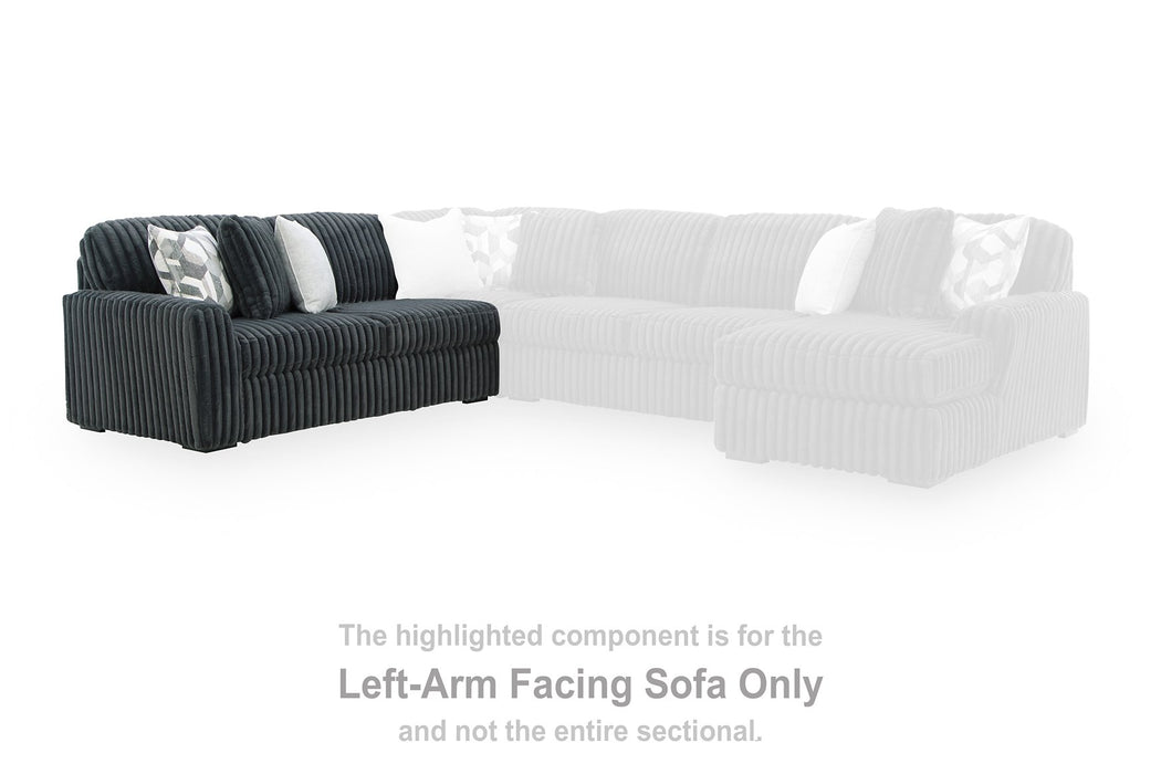 Midnight-Madness Sectional Sofa with Chaise - Dimensional Outlet Furniture (Oakland, CA)