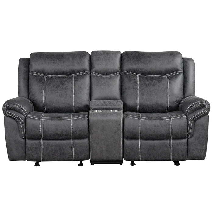 Power Motion Glider Loveseat w/USB Port