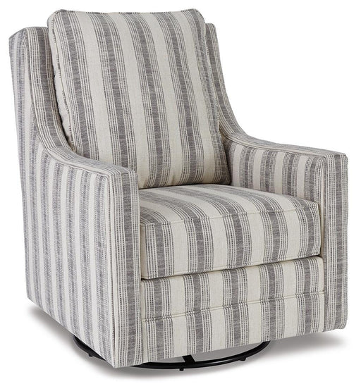 Kambria Swivel Glider Accent Chair - Dimensional Outlet Furniture (Oakland, CA)