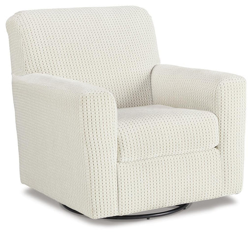 Herstow Swivel Glider Accent Chair - Dimensional Outlet Furniture (Oakland, CA)