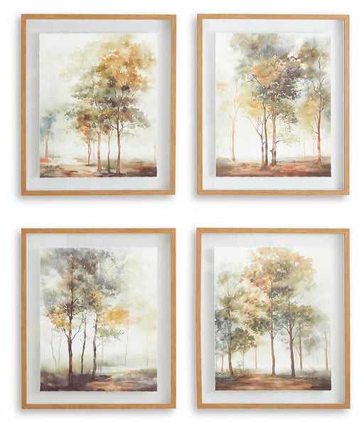Bryneford Wall Art (Set of 4) - Dimensional Outlet Furniture (Oakland, CA)