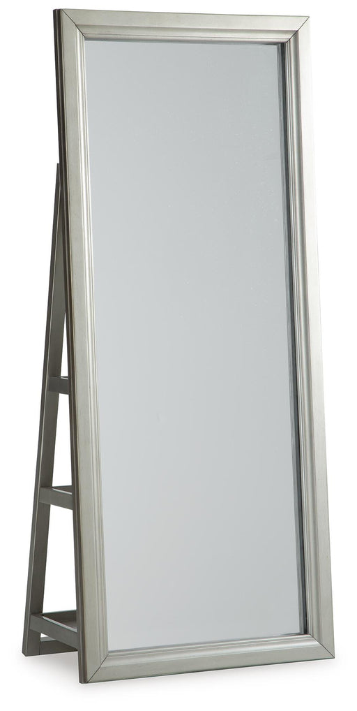 Evesen Floor Standing Mirror/Storage - Dimensional Outlet Furniture (Oakland, CA)