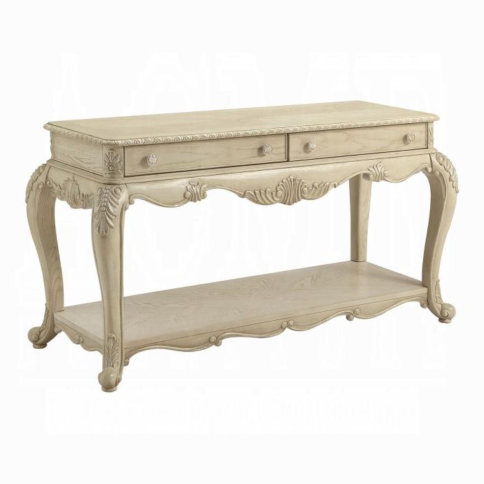 Ragenardus Antique White Sofa Table