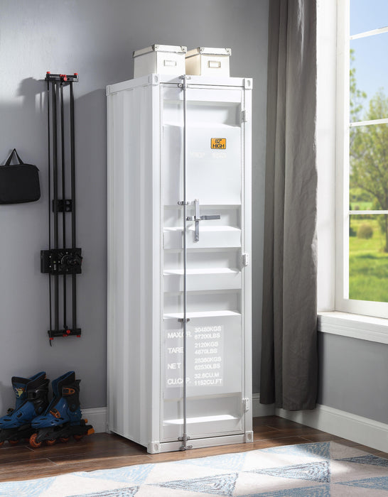 Cargo White Wardrobe (Single Door) image