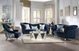 Jaborosa Blue Velvet Sofa w/3 Pillows image