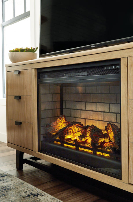 Wittenmyer 72" TV Stand with Electric Fireplace - Dimensional Outlet Furniture (Oakland, CA)