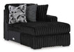 Midnight-Madness Sectional with Chaise - Dimensional Outlet Furniture (Oakland, CA)
