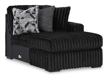 Midnight-Madness Sectional with Chaise - Dimensional Outlet Furniture (Oakland, CA)