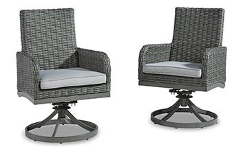 Elite Park Swivel Chair with Cushion (Set of 2)